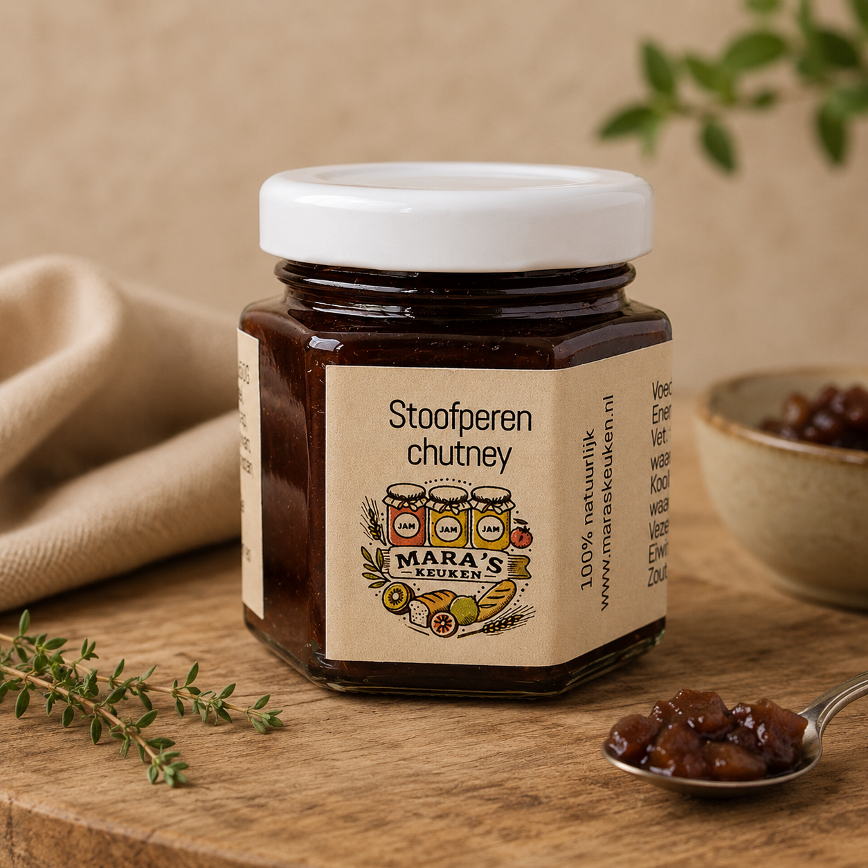 Stoofperen Chutney