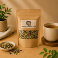 Thee Moringa, eucalyptus en roos