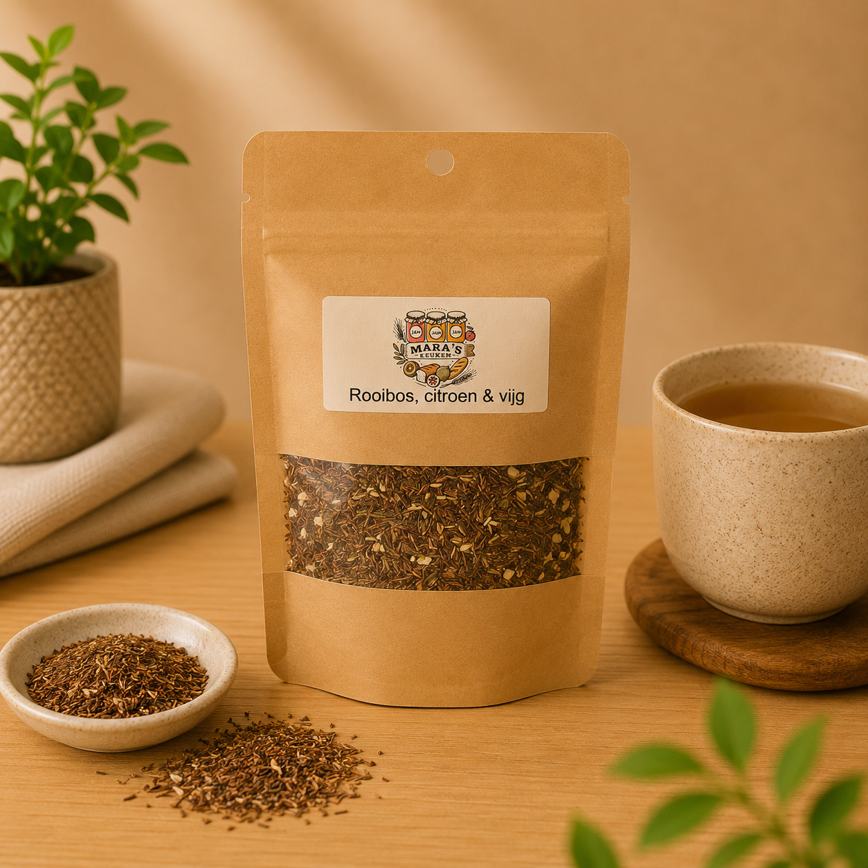 Rooibos, citroen en vijgen thee